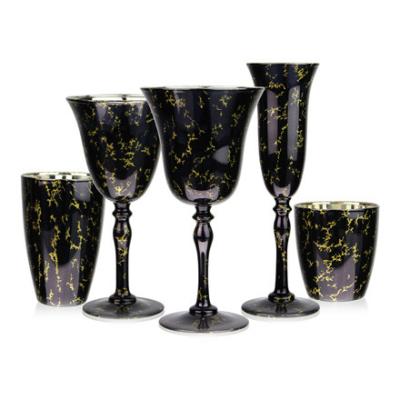 Chine Best Selling Spray Color Drinking Glass Glass Gift Wine Glass Set Factory Direct Sales à vendre
