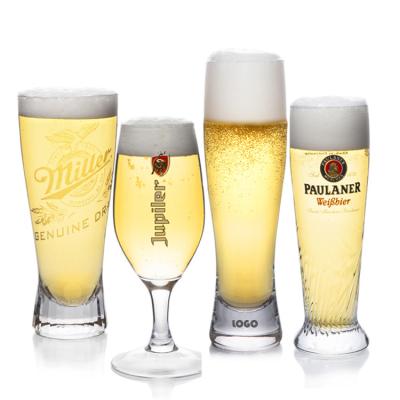 China FDA Safe Transparent Beer Glass Mug Personalised Large Capacity for sale