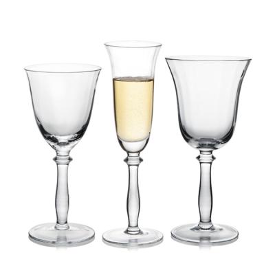China Customized Wine Drinking Glasses Set Of 3 Promotional Classic for sale