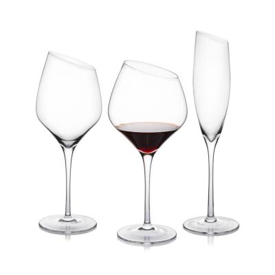 China 560ml Handcrafted Wine Glasses for sale