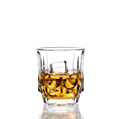 China 276ml Round Glass Highball Tumblers , Heavy Base Whisky Glass Whisky Customized for sale