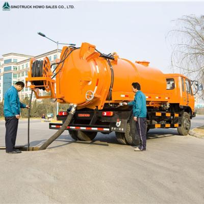 China toilet vacuum cesspool emptier truck, sewer truck, cesspit emptier truck ZZ1167M4617C for sale