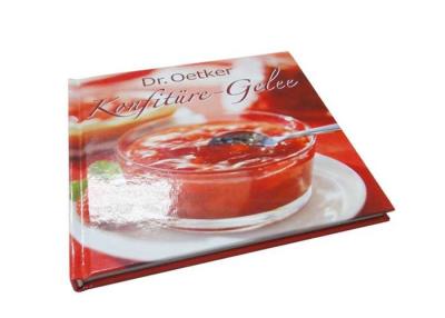 China Impresión de encargo del libro de cocina de la sopa de los servicios de impresión del libro de la receta del Hardcover del colorante en venta