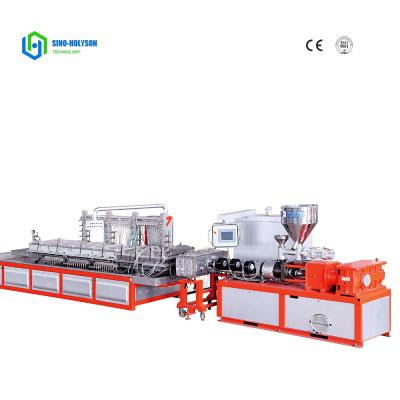 China 36.9 rpm Velocidade de parafuso e 150KW de potência Máquina de fabricação de placas de espuma livre de PVC para publicidade à venda