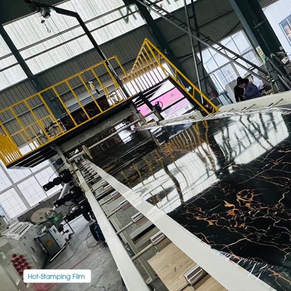 Quality 1220*2240mmmm Size PVC Artificial Marble Sheet Making Machine for Perfectly for sale