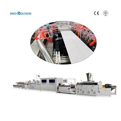 China Sino-Holyson HSJZ -53/128 PVC-wandplafondpaneelmachine met dubbele schroefontwerp Te koop