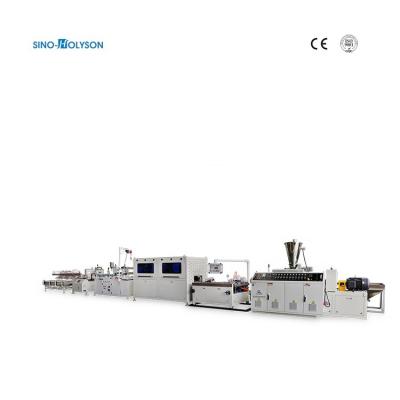 China Máquina de fabricación de paneles de pared / techo de PVC de 250-300 mm para perfiles de WPC en venta
