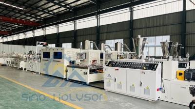 China 380V Double Screw WPC Wall Panel Machine 250kg/H 30kW for sale