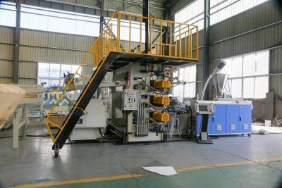 China Twin Conical Screw 3MM PVC Marble Sheet Production Line 220V/380V/440V for sale