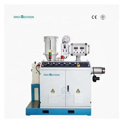 China 65 Rpm Plastic Single Screw Extruder For PP PE Corrugated Pipe Manufacturing Plant for sale