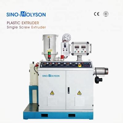 China 75 Rpm Plastic Single Screw Extruder Machine 20mx2.5mx2.2m for sale