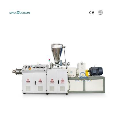 China 37kw WPC PVC Conical Twin Screw Extruder / PVC Extruder for sale