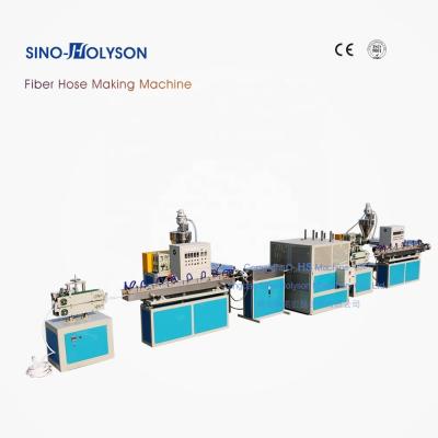 China Single Screw 65mm PVC Fiber Hose Making Machine For PVC PP PA HDPE Processing Needs for sale