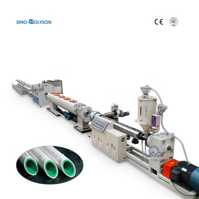 China Máquina de fabricação de tubos PPR de parafuso único Extrusora de tubos PPR de 75 RPM à venda