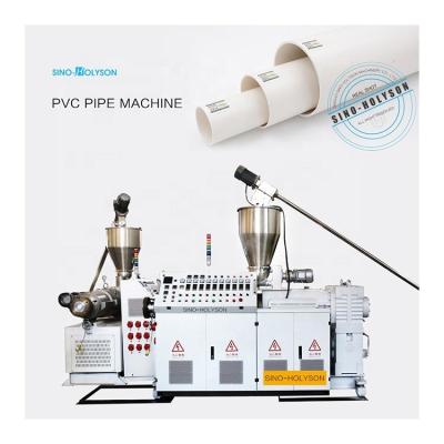 China 37kw PVC Pipe Making Machine With CE ISO CO EXTRUSION Plastic Extruder for sale