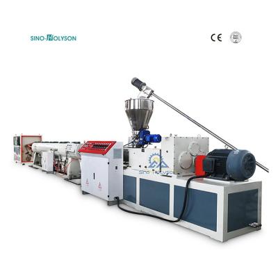 China 42 Rpm UPVC Pipe Manufacturing Machine 380V / 415V For Drain Pipe for sale
