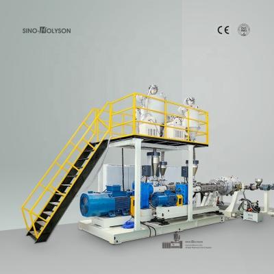 Chine ABC 3 couches HDPE/PP machine de fabrication de tuyaux pour les tuyaux d'approvisionnement en eau en HDPE 110-350mm à vendre