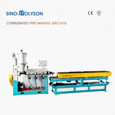 China 12-32mm PVC Corrugated Pipe Making Machine 38CrMoALA Screw for sale
