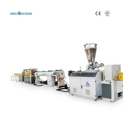 China 50-160mm Plastic  PVC Pipe Making Machine With Double Screw for sale