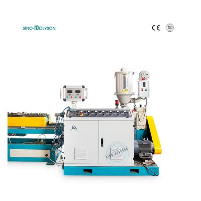 China 15kW Single Screw Extruder PVC HDPE PP Corrugated Pipe Making Machine for sale