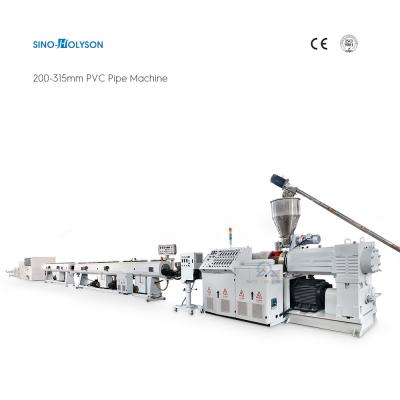 China 22kw 80/156 Screw PVC Pipe Production Line For Drainage Pipe Manufacturing for sale