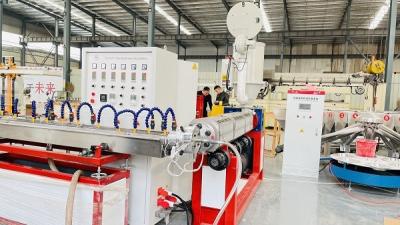 China High Output PVC Fiber Reinforced Pipe Production Line Plastic Extruders Brained Garden hose Making Machine Manufacturer à venda