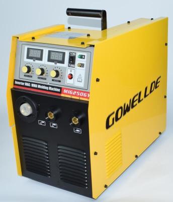 China 250 AMP MIG Stick Welder Three Phase MMA Built In Wire Feeder for sale