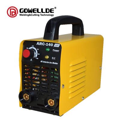 China Portable DC Inverter MMA/ARC Welding Machines GOWELLDE Arc140 For Home Use for sale