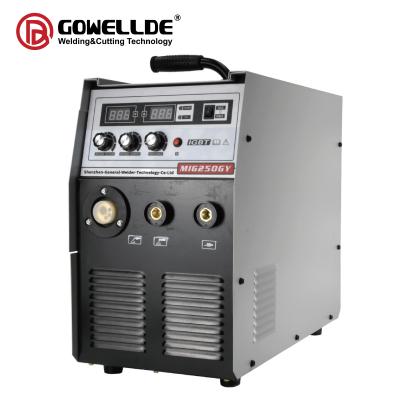 China Gowellde 380V 3ph IGBT MIG Welding Machine DC Inverter MIG250GY  Welding Wire household MIG/Mag Welding Machine for sale