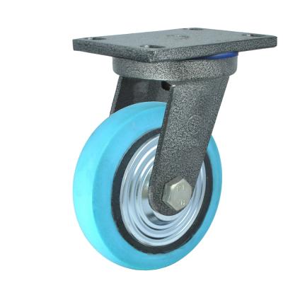 China High construction material stores heavy load hardness and supper wear - resistance iron-core nylon swivel 10inch large caster à venda