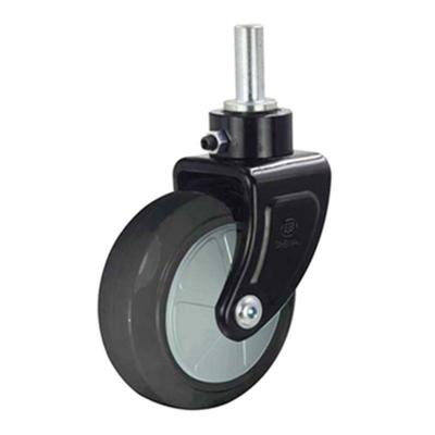 China swivel & Rigid 25D Swivel Caster For Foldable Ambulance Bed for sale