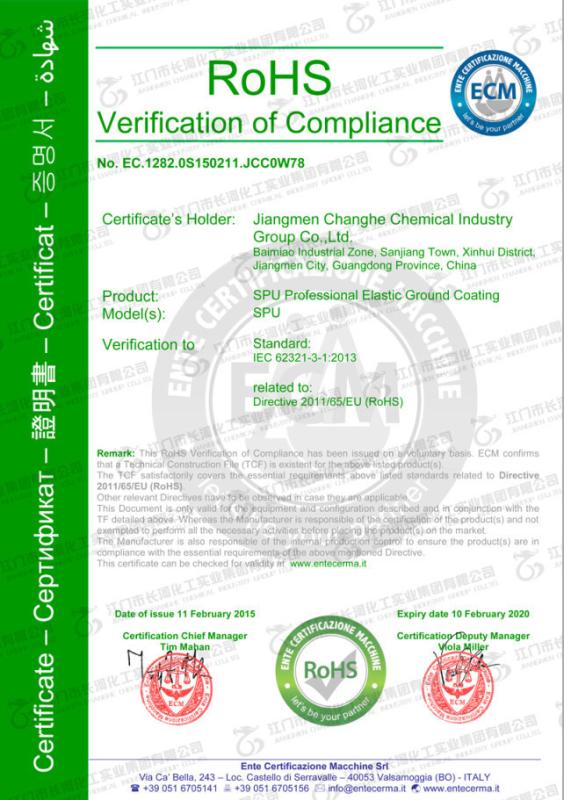 ROHS - JiangSu ChangNuo New Materials Co., Ltd.