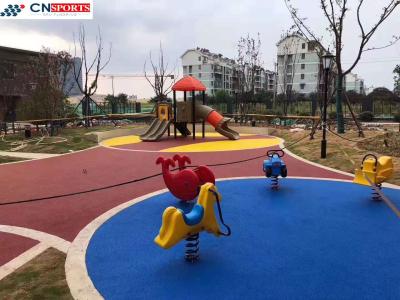 China Non Fading EPDM Seamless Flooring Kids EPDM Rubber Playground Surface for sale