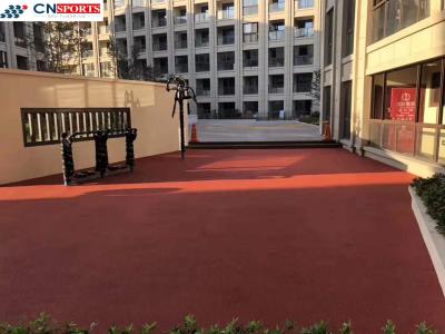 Chine Anti sports UV rouges d'EPDM parquetant le tapis en caoutchouc du chemin EPDM de promenade à vendre