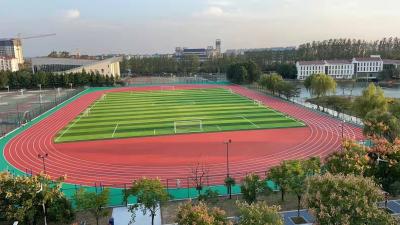 China 13mm Thickness Wear Resistance Sandwich Running Track Athletics Running Track for sale