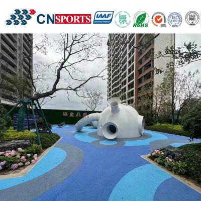 Chine Plancher en mouvement stratifié non toxique et inoffensif pour le terrain de jeu/jardin d'enfants à vendre