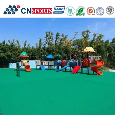 China Suelo de goma resistente amistoso y ultravioleta de Eco de EPDM para el patio de los niños de la escuela en venta