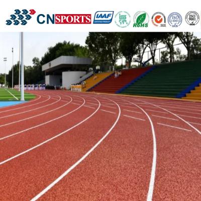 China Stadium Gym Flooring Track Tartan Athletic Runway Rubber Running Sports Flooring for sale