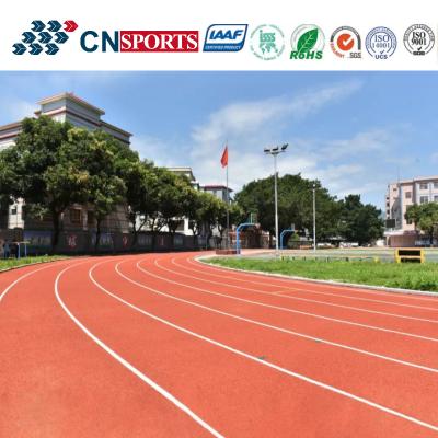Chine Piste de course de caoutchouc approuvée par l'IAAF pour un terrain de 400 mètres à vendre