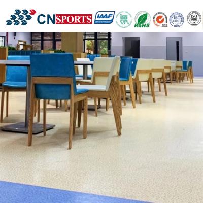 China Beautiful Easy Clean Indoor Flexible SPUA Flooring Specially For School for sale