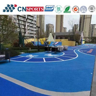 中国 合成ゴム スポーツ 遊び場 床 異なる色 の EPDM 粒 を 使う 販売のため