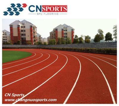 China Silicon Polyurea Rubber Running Track Spraying Coating Permeable Non Toxic for sale