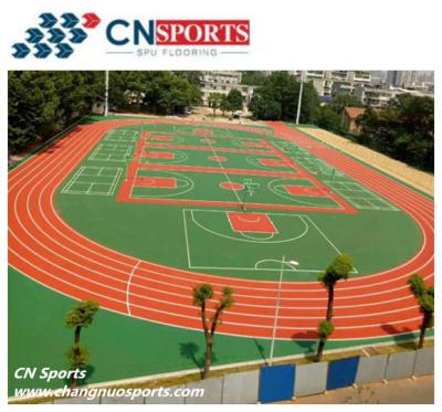 China 0.4Mpa Wear Resistant Synthetic Rubber Running Track For Stadium for sale