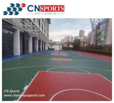 China High Rebound Polyurea Basketball Court Flooring Waterproof Anti Slide for sale