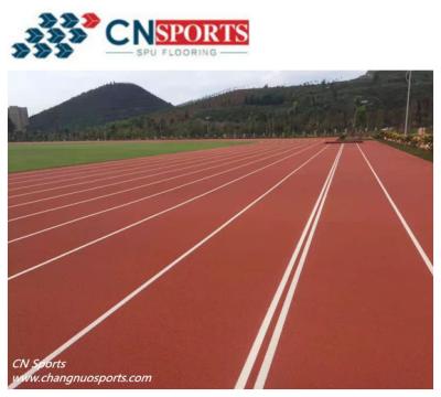 China Anti UV Outdoor Athletic Rubber Running Track Flooring for sale