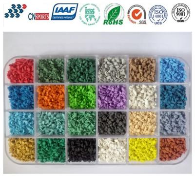 China Elastic Playground Rubber Crumb UV Resistant No Fading EPDM Rubber Granules for sale