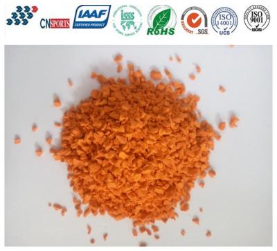 China Playing Field Wet Pour Rubber Granules Resilient Surfacing Material for sale