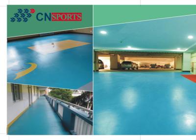 China Crystal Uv Resistant Road Flooring verde para um terreno seguro e verde à venda