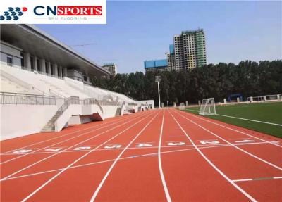Chine Le caoutchouc de synthétique d'IAAF parquetant la couche élastique dure de tampon à vendre