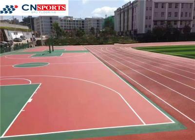 Китай Красная баскетбольная площадка спортивной площадки продается